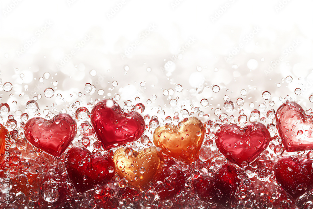 love message card border, isolated on white background love message card border, isolated on white background