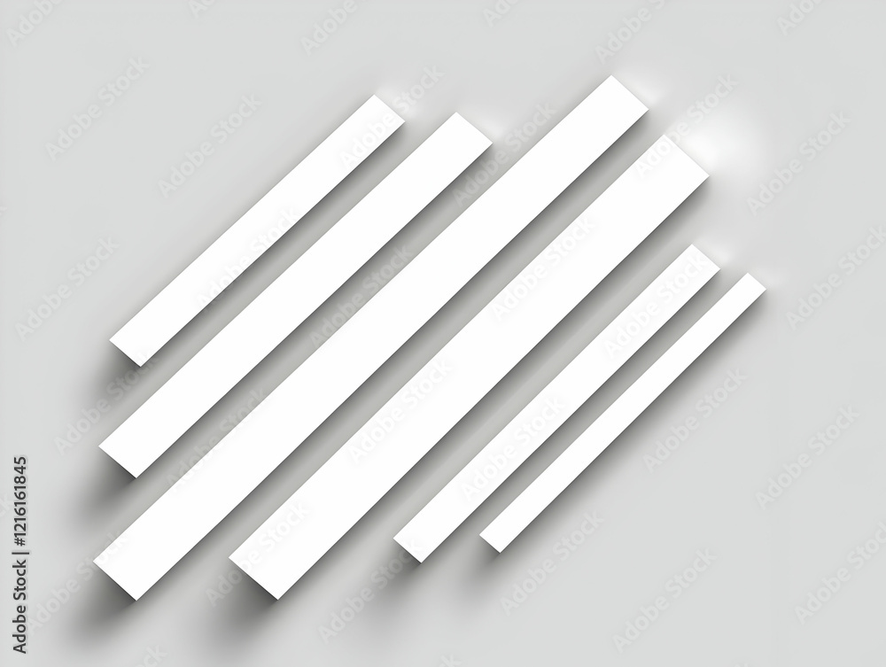 Abstract 3D White Stripes Background Abstract 3D White Stripes Background