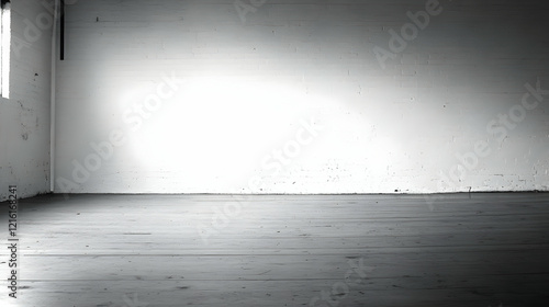 White Brick Wall Room Background Image