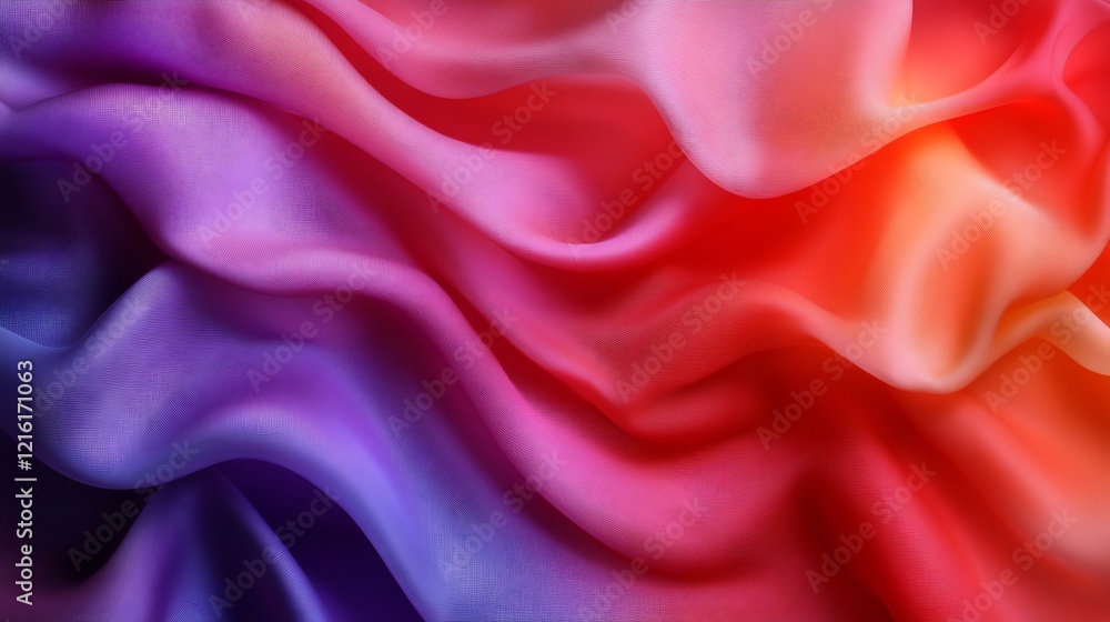 Obraz premium Vibrant Hues: A Symphony of Colors in Silk
