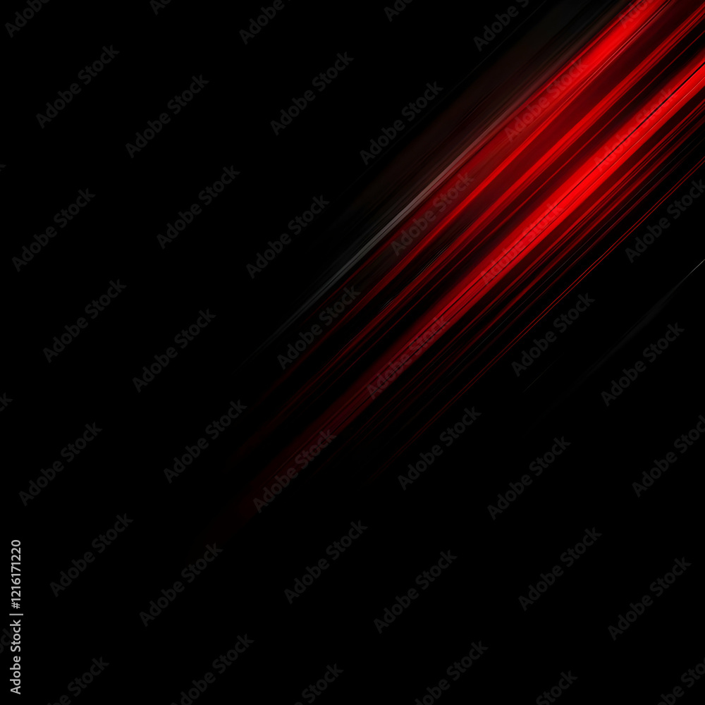 Abstract Red Streaks on Black Background Creates Dynamic Visual Abstract Red Streaks on Black Background Creates Dynamic Visual