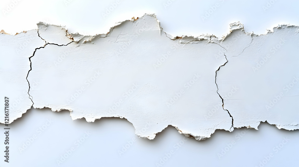 Abstract White Cracked Surface Illustration Abstract White Cracked Surface Illustration
