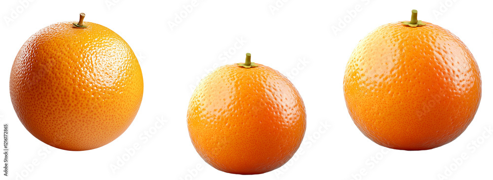 three oranges isolated on white three oranges isolated on white