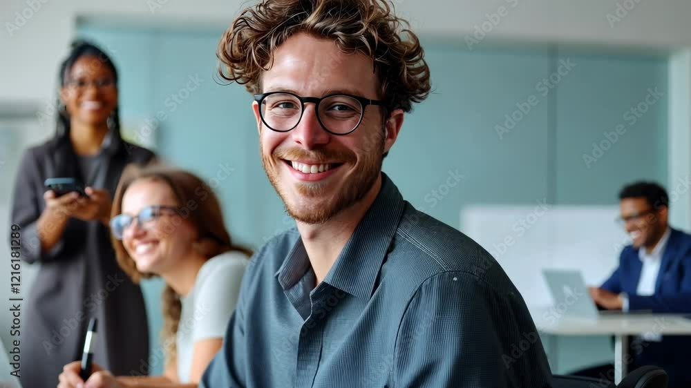 The Happy Student in Class The Happy Student in Class