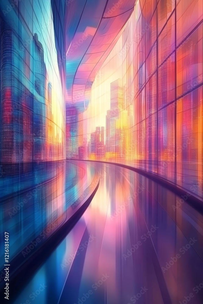 Abstract Modern Digital Background with Clean Design, Generative AI