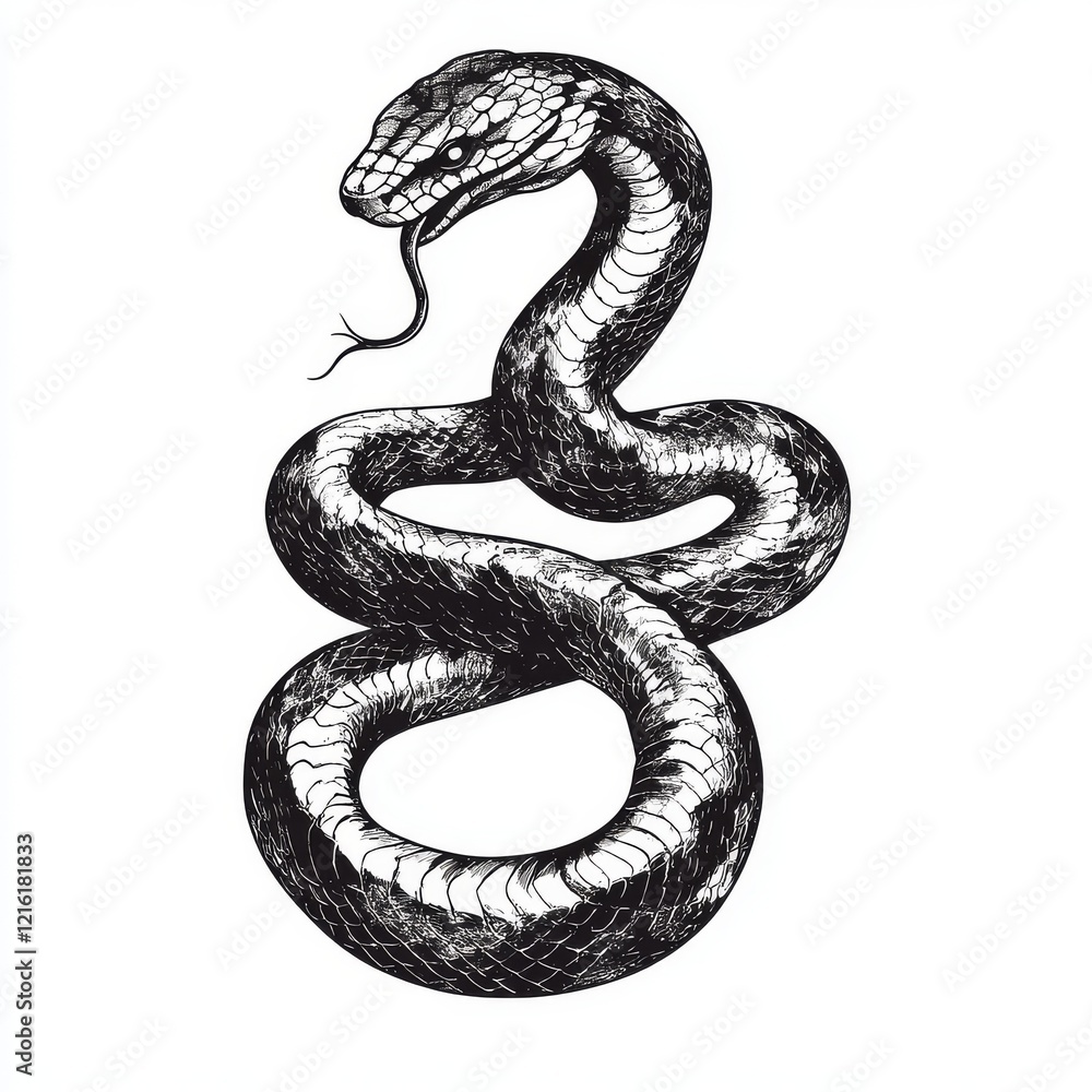 Fototapeta premium Neo tribal y2k tattoo with heart shape. Cyber sigilism style hand drawn ornaments. Vector illustration of black gothic tribal tattoo designs