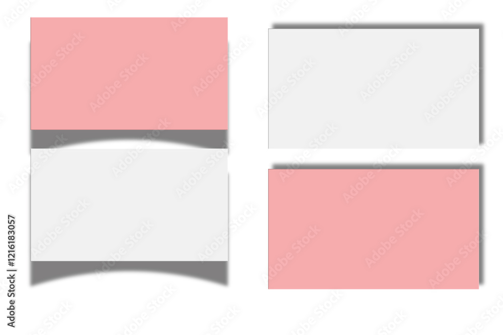 Modern and aesthetic business card mockup Modern and aesthetic business card mockup