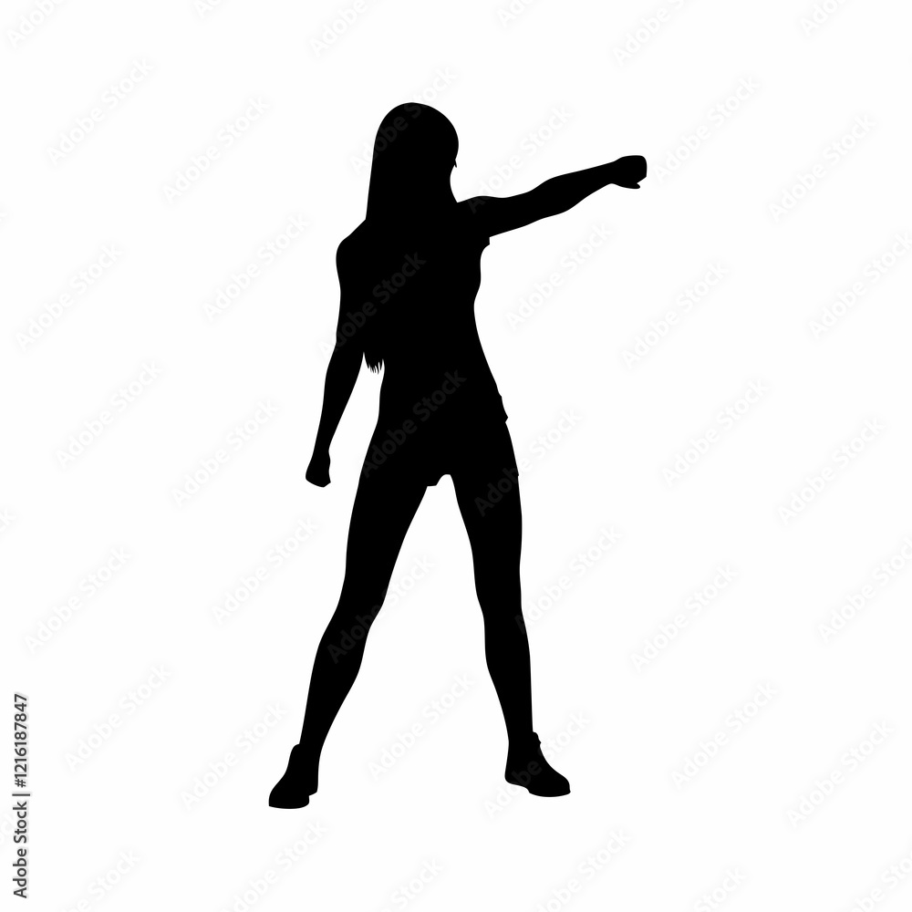 A woman is doing a push up. She is wearing a black shirt and shorts. She is standing with her arms outstretched a A woman is doing a push up. She is wearing a black shirt and shorts. She is standing with her arms outstretched a