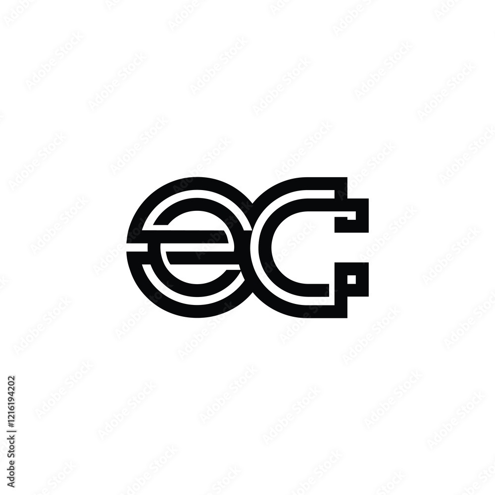 OC monogram logo design letter text name symbol monochrome logotype alphabet character simple logo OC monogram logo design letter text name symbol monochrome logotype alphabet character simple logo