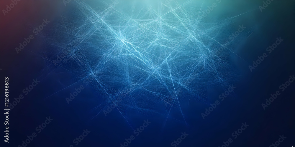 Abstract Blue Background Creates a Network of Interconnected Lines and Nodes Smoothly Abstract Blue Background Creates a Network of Interconnected Lines and Nodes Smoothly