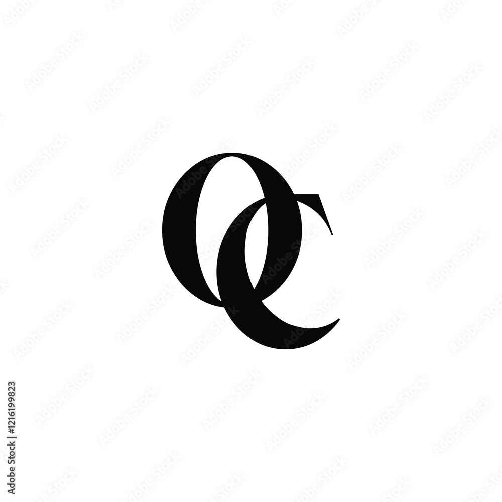 OC monogram logo design letter text name symbol monochrome logotype alphabet character simple logo OC monogram logo design letter text name symbol monochrome logotype alphabet character simple logo
