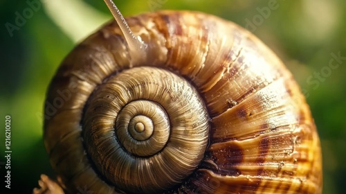 Snail Shell Macro Photography photo