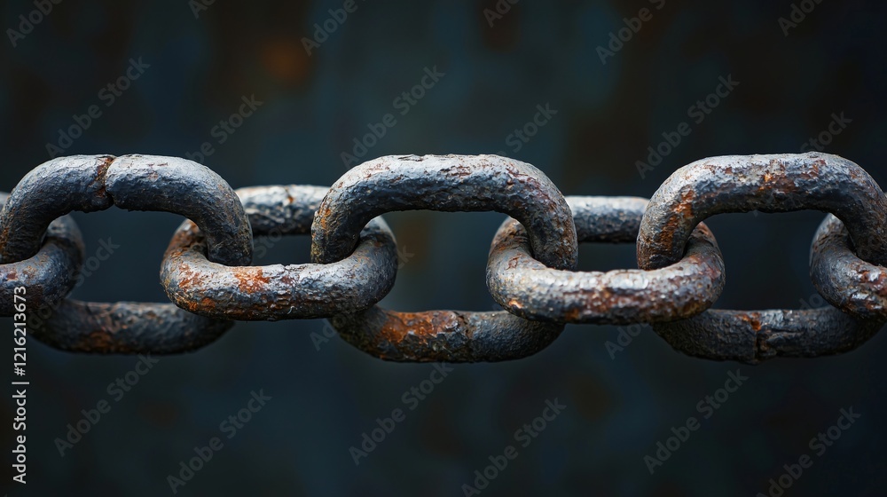 Closeup of Rusty Chain Links with a Blurry Background
Closeup of Rusty Chain Links with a Blurry Background