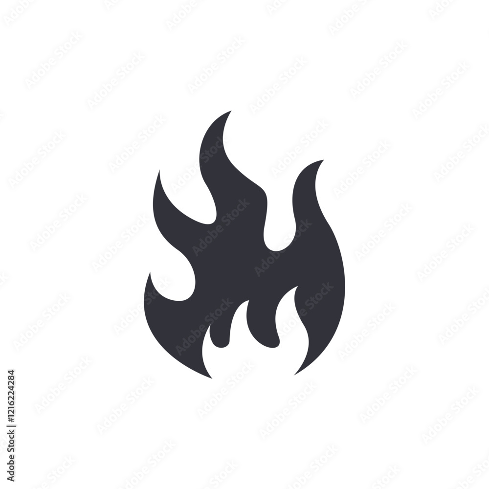 Fire solid icons, minimalist vector illustration ,simple transparent graphic element .Isolated on white background Fire solid icons, minimalist vector illustration ,simple transparent graphic element .Isolated on white background