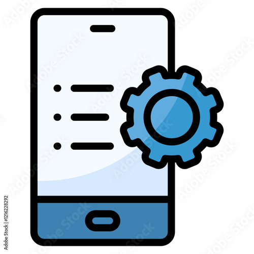 Phone Settings  Icon Element For Design