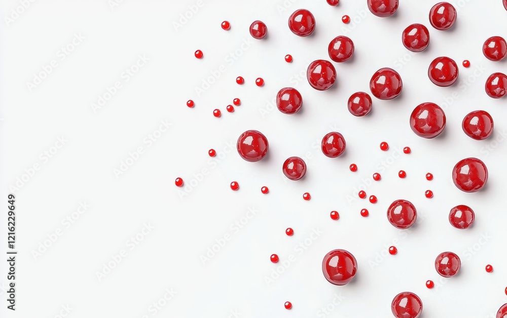 red Chocolate candy isolated on white background red Chocolate candy isolated on white background