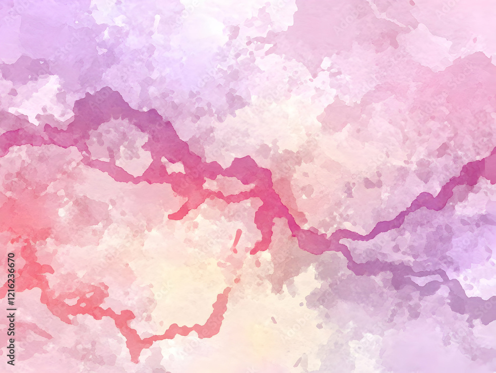Abstract Watercolor Background Spreads Softly with Pink and Purple Hues Seamlessly Blending Abstract Watercolor Background Spreads Softly with Pink and Purple Hues Seamlessly Blending