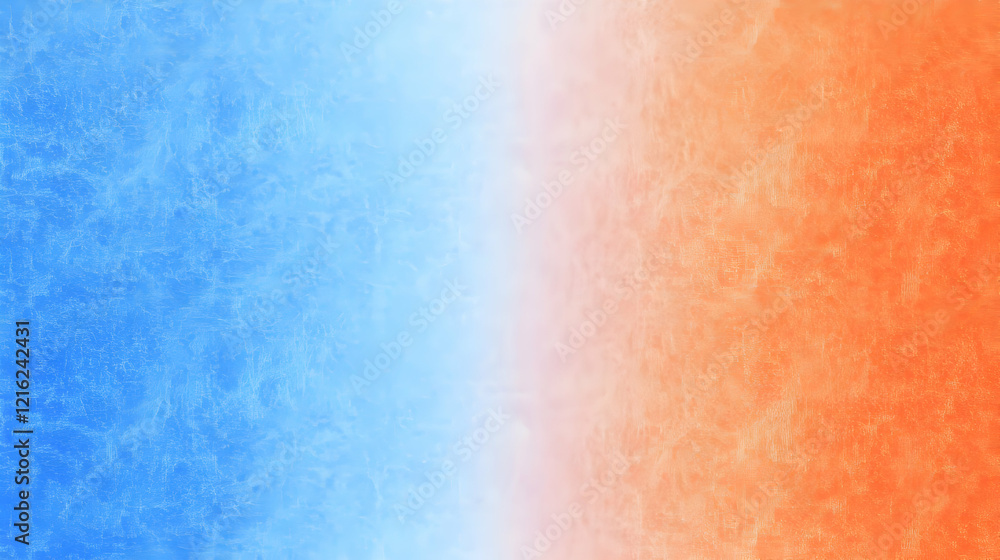 Abstract Blue and Orange Gradient Background Blends Smoothly with Textured Effect for Design Projects Abstract Blue and Orange Gradient Background Blends Smoothly with Textured Effect for Design Projects