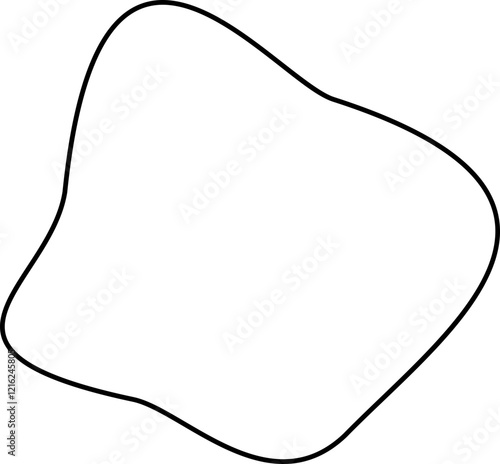 blob line decoration vector