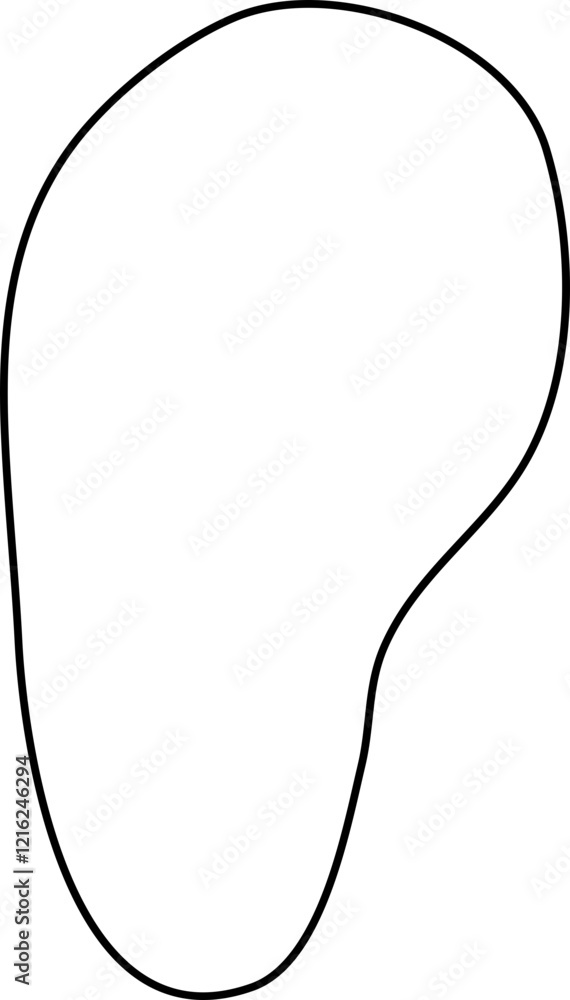 blob line decoration vector