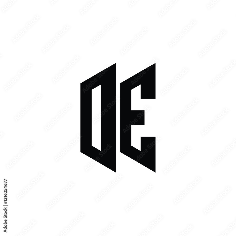 OE monogram logo design letter text name symbol monochrome logotype alphabet character simple logo OE monogram logo design letter text name symbol monochrome logotype alphabet character simple logo