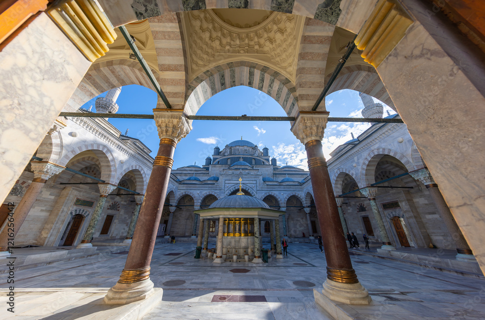 Beyazit Mosque - 16th century Ottoman imperial mosque as seen from the Beyazıt Square (Freedom Square).