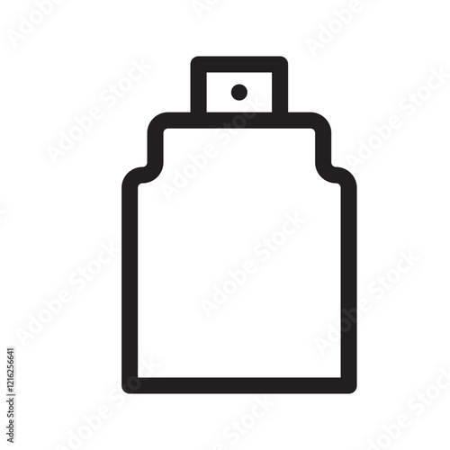 line Square perfume bottle with a sleek, modern design for elegance and style.