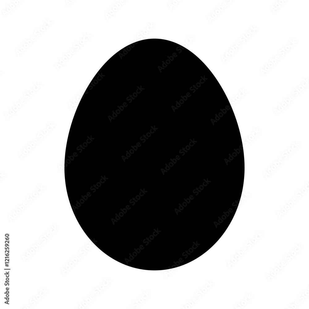 Simple Easter egg with a smooth, solid color and minimal design. Simple Easter egg with a smooth, solid color and minimal design.