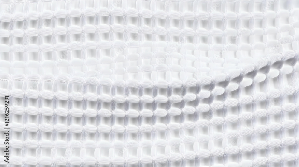 Naklejka premium White Textured Grid Pattern Creates a Stylish and Modern Background for Various Design Applications.