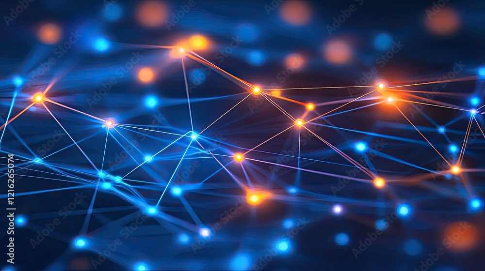 A glowing circuit board with interconnected lines, representing digital security and data protection. Empty space for text. A glowing circuit board with interconnected lines, representing digital security and data protection. Empty space for text.