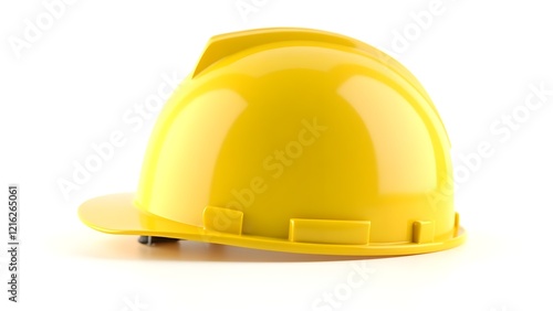Wallpaper Mural yellow safety helmet isolated on pure white background Torontodigital.ca