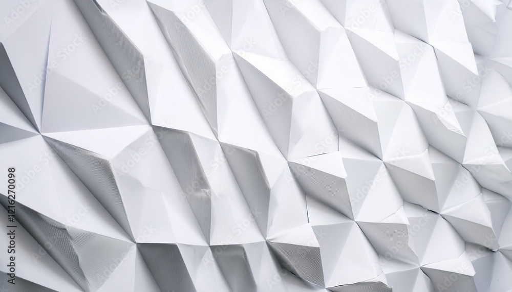 Fototapeta premium White abstract geometric vector paper, texture, white, background, textured, wallpaper, blank, rough, empty, abstract, space, art, design, colours, old, decoration, vintage, pattern, grey, interior, l