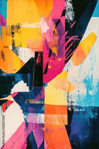 Dynamic collage art  .