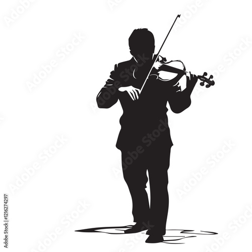 musician playing violin