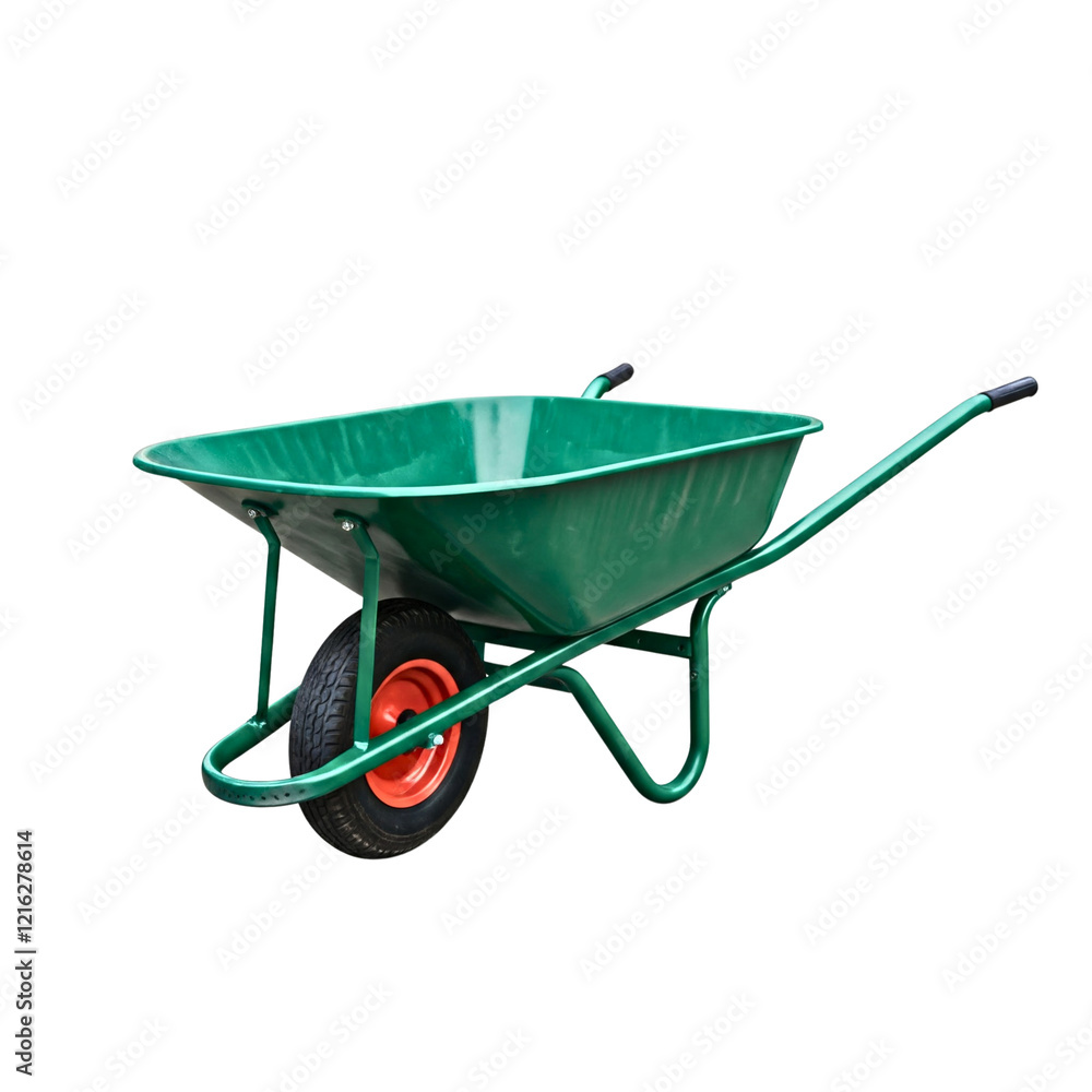 wheelbarrow isolated on transparent background wheelbarrow isolated on transparent background