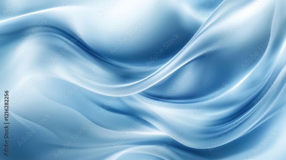 Fototapeta premium Blurred light blue gradient with smooth transitions for abstract designs.