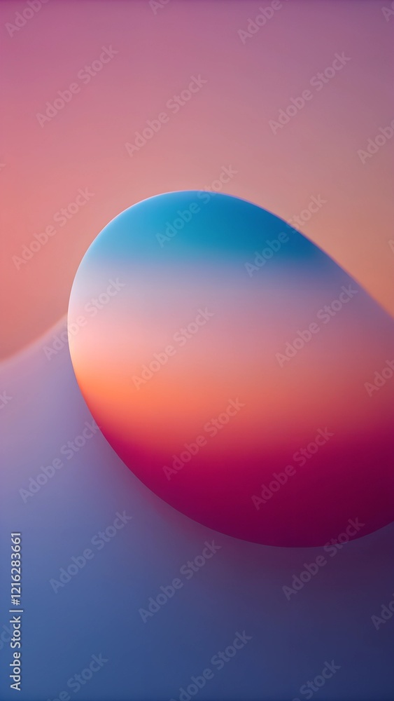 Abstract gradient wallpaper with a soft and rounded shape blending vibrant pink, orange, and blue tones. A modern and calming design, perfect for mobile screens or digital backgrounds. Abstract gradient wallpaper with a soft and rounded shape blending vibrant pink, orange, and blue tones. A modern and calming design, perfect for mobile screens or digital backgrounds.