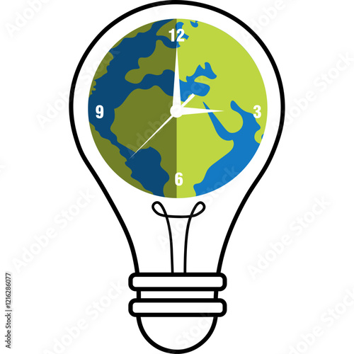 Earth Hour Illustration