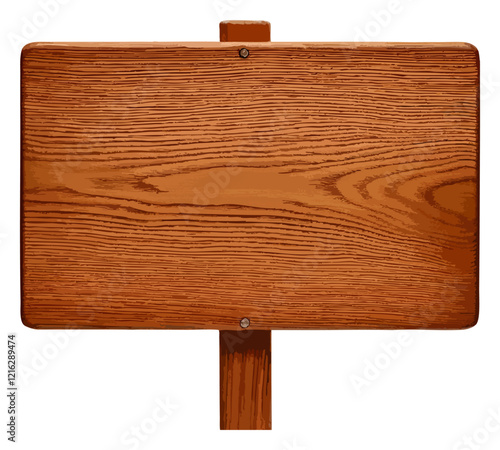 リアルな木の看板