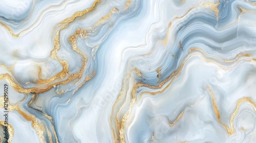 Light blue marble pattern with elegant swirls and natural gradients for luxury designs.