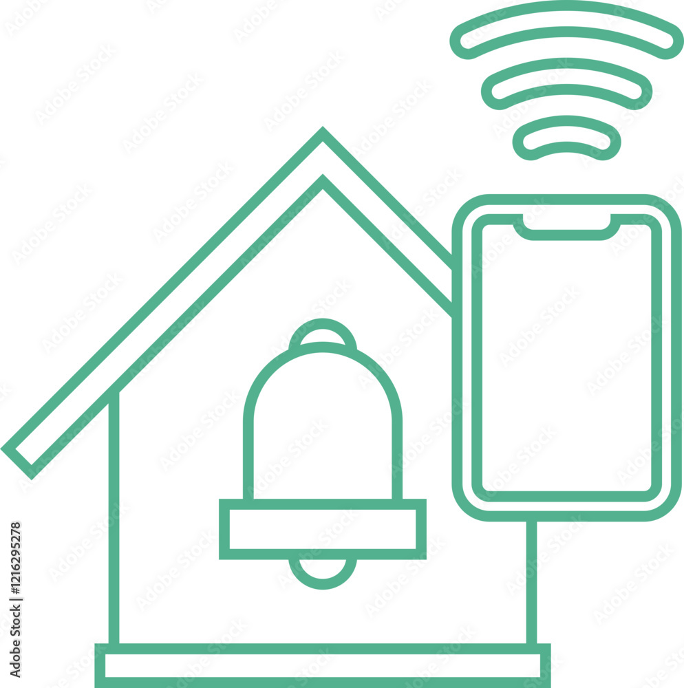 Obraz premium Smart Home Icon