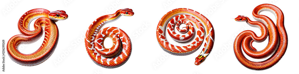 a vibrant display of coiling serpents in captivating patterns a vibrant display of coiling serpents in captivating patterns