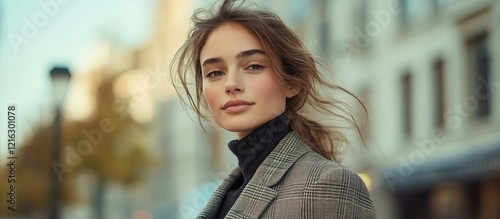 Portrait of a Young Woman in the City Free Download Portrait of a Young Woman in the City - GFXLoad