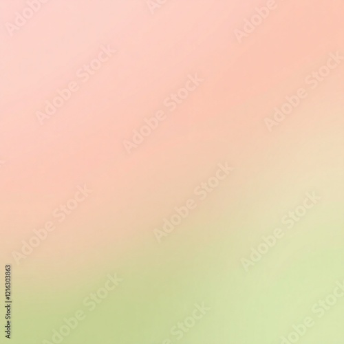 Pastel olive green and salmon pink gradient background