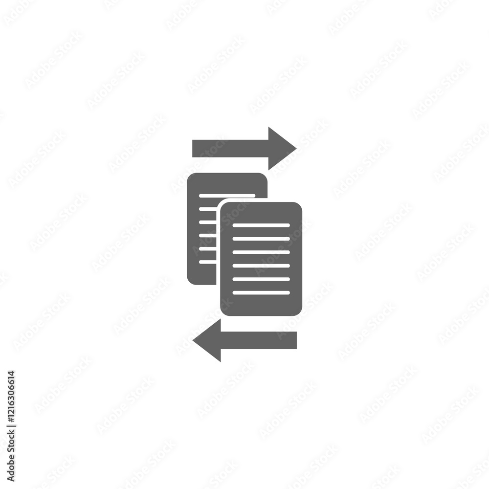 Checklist icon. File icon flat illustration isolated on white background. Checklist icon. File icon flat illustration isolated on white background.