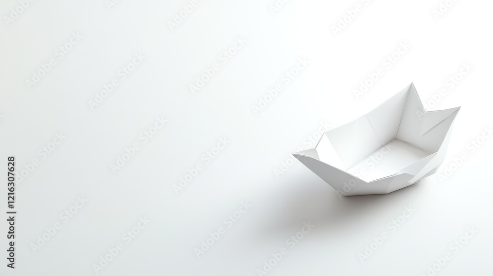 Naklejka premium Business success in niche markets through strategic focus on solid white background, single object