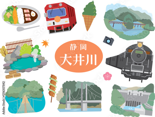 静岡　大井川　観光　旅行