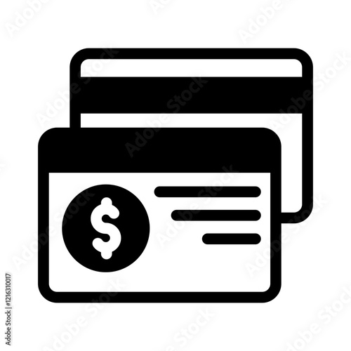 credit card solid icon