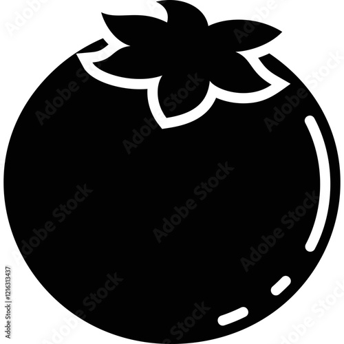 Simple vector icon tomato