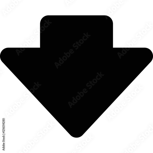 Simple vector icon arrow